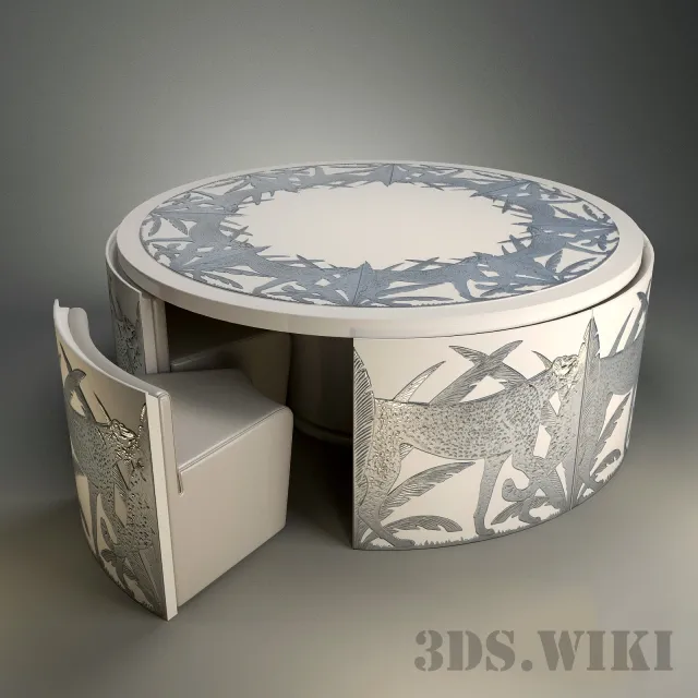 furniture – Dining table Emma factory Alchymia 3D Model