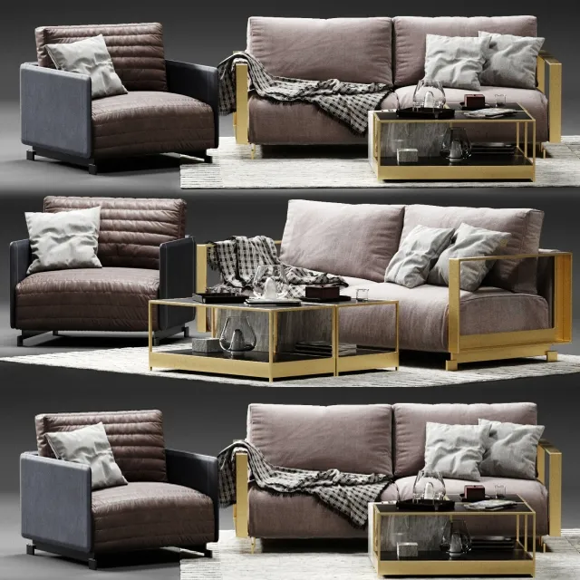 furniture – Ditre Italia Bag sofa 03 3D Model furniture – Ditre Italia Bag sofa 03 3D Model