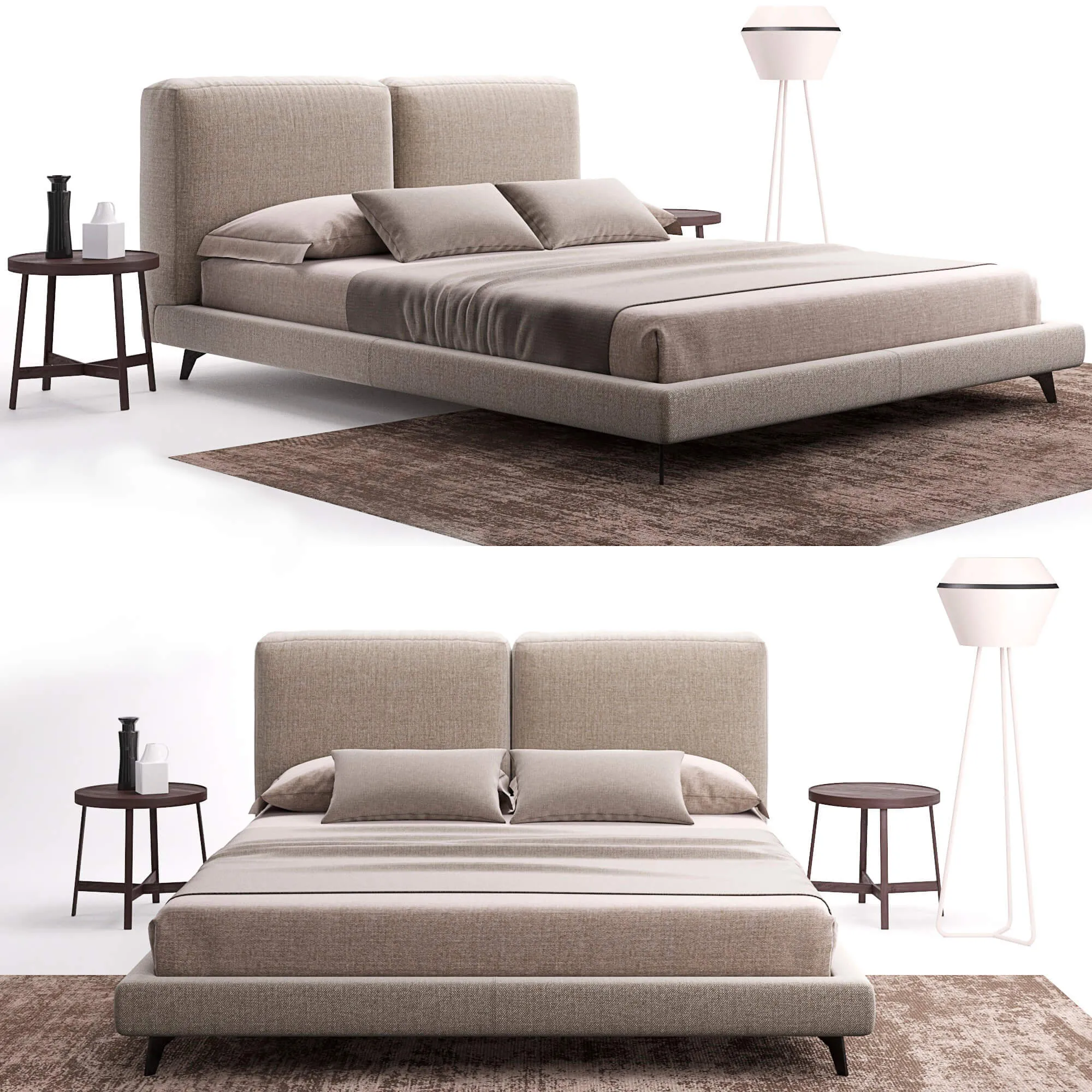 furniture – Ditre Italia bed 3 3D Model furniture – Ditre Italia bed 3 3D Model