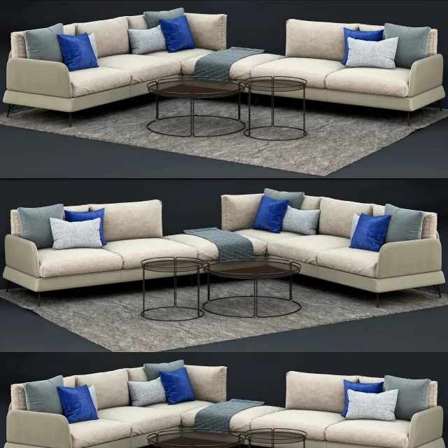 furniture – Ditre Italia Jasper Canapé sofa 3D Model furniture – Ditre Italia Jasper Canapé sofa 3D Model