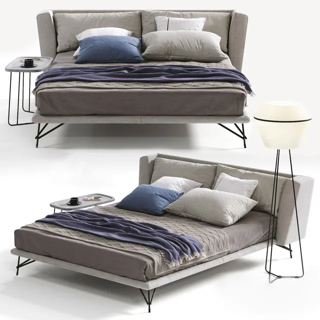 furniture – Ditre Italia Lennox bed 015 3D Model furniture – Ditre Italia Lennox bed 015 3D Model
