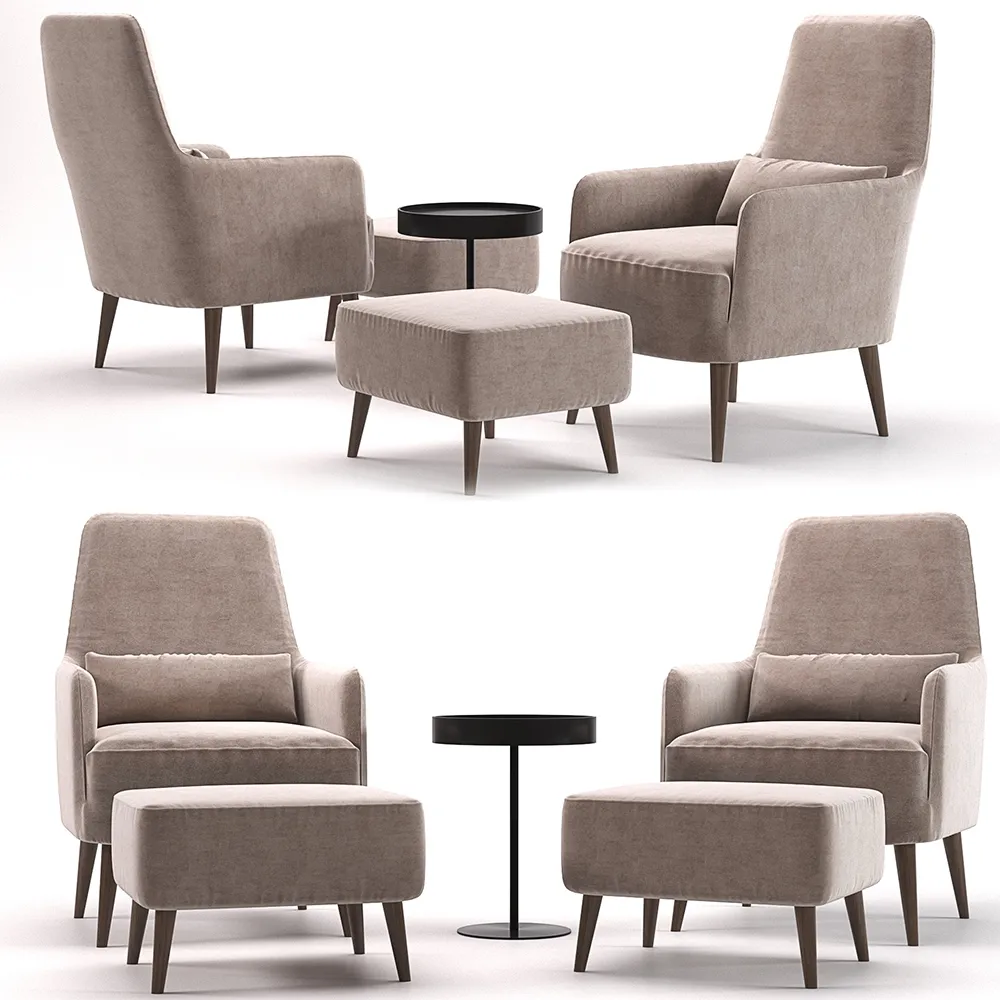 furniture – Ditre Ray armchair 2 3D Model