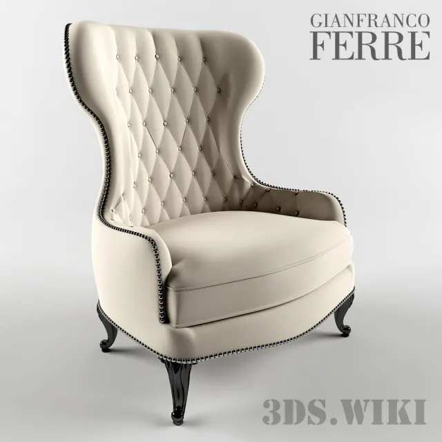 furniture – Dolly armchair – Gianfranco Ferre 3D Model