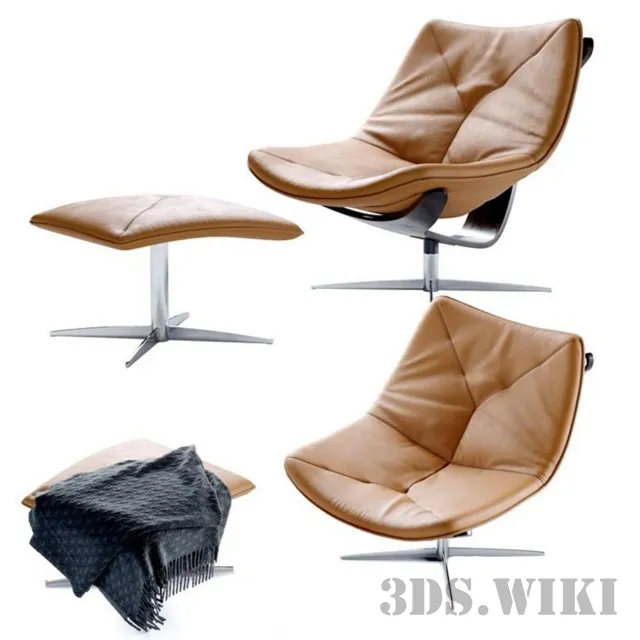 furniture – Dolphin armchair 3D Model