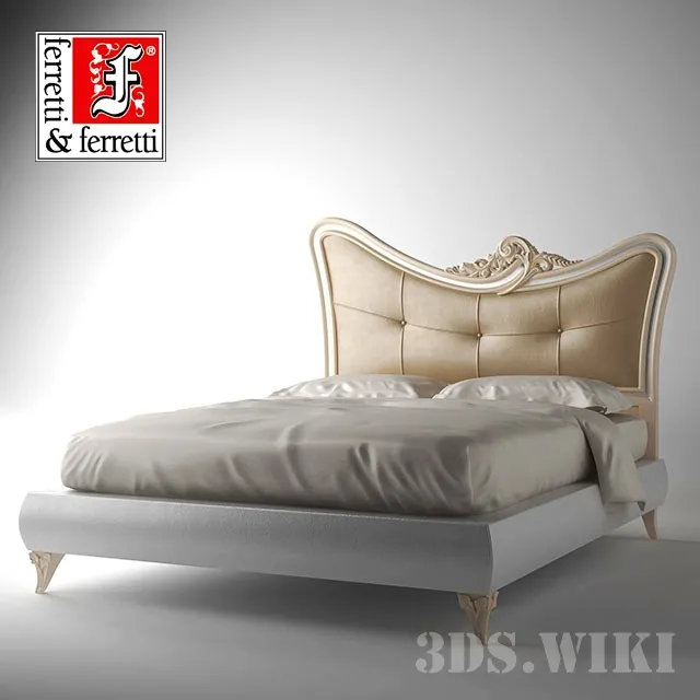 furniture – Double bed LTTOD5A-189 Ferretti & Ferretti 3D Model furniture – Double bed LTTOD5A-189 Ferretti & Ferretti 3D Model