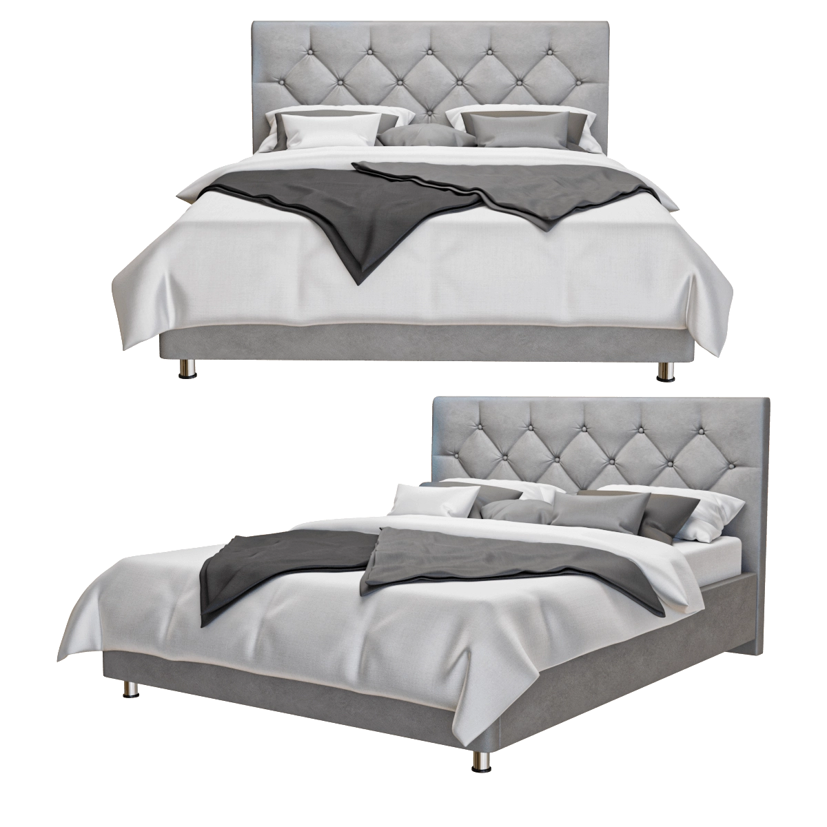 furniture – Double bed Marlena 3D Model furniture – Double bed Marlena 3D Model