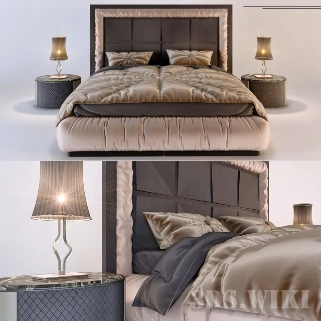 furniture – Double Bed Paka Bed 3D Model