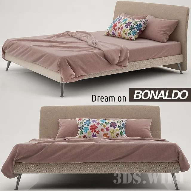 furniture – Dream on Bonaldo bed 3D Model furniture – Dream on Bonaldo bed 3D Model
