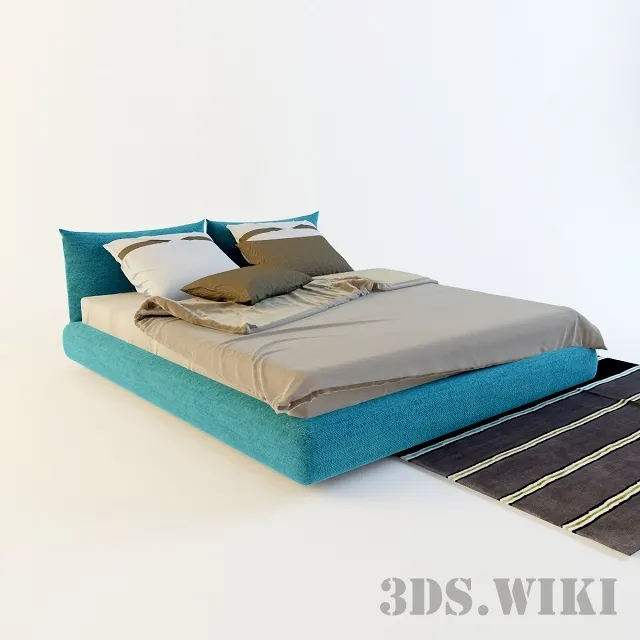 furniture – Dream Poliform bed 3D Model