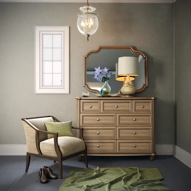 furniture – Dresser Bernhardt 3D Model furniture – Dresser Bernhardt 3D Model
