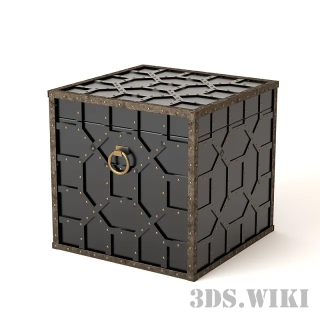 furniture – Dresser black 3D Model