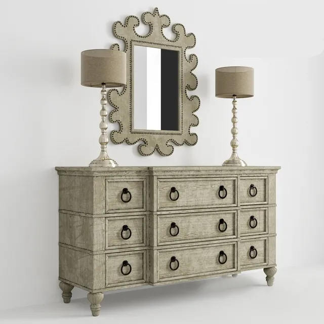furniture – Dresser lexington 3D Model furniture – Dresser lexington 3D Model
