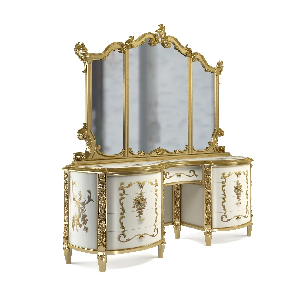 furniture – Dressing table and mirror.MeroniFrancesco.Model Amanda 3D Model furniture – Dressing table and mirror.MeroniFrancesco.Model Amanda 3D Model