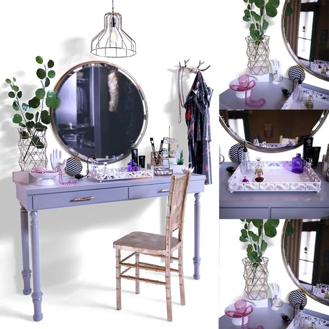 furniture – Dressing table with decorative filling 3D Model furniture – Dressing table with decorative filling 3D Model
