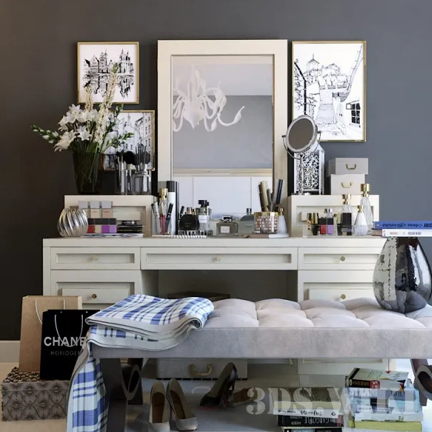 furniture – Dressing Table2 3D Model furniture – Dressing Table2 3D Model