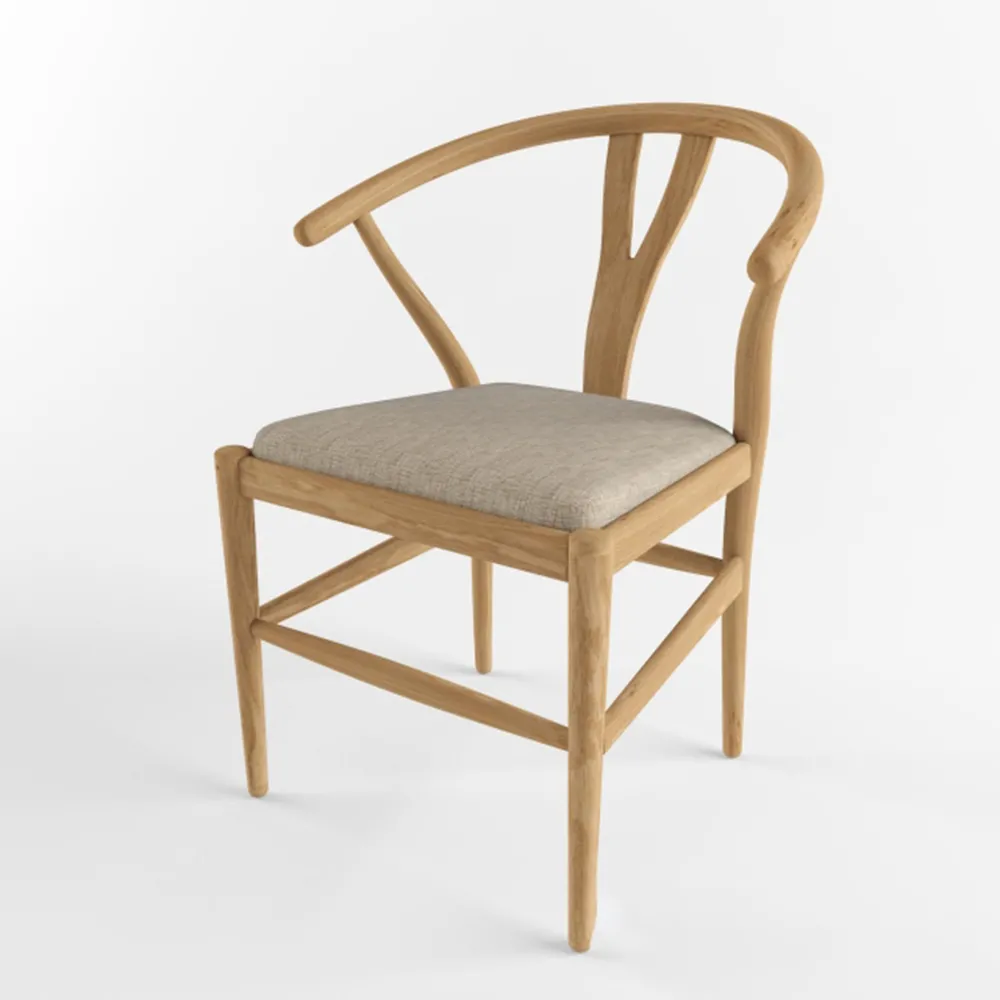 furniture – Eco chair with wooden frame 3D Model