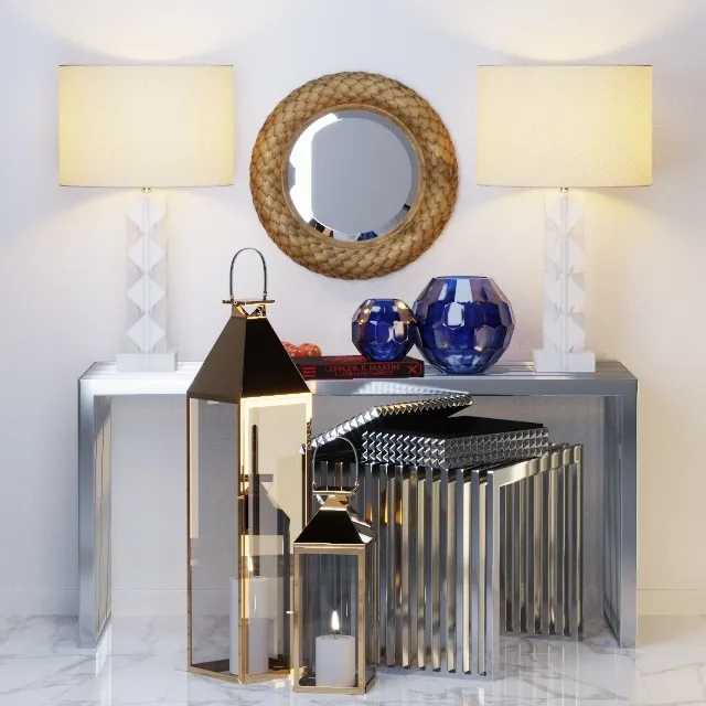 furniture – Eichholtz accessories set 4 3D Model furniture – Eichholtz accessories set 4 3D Model