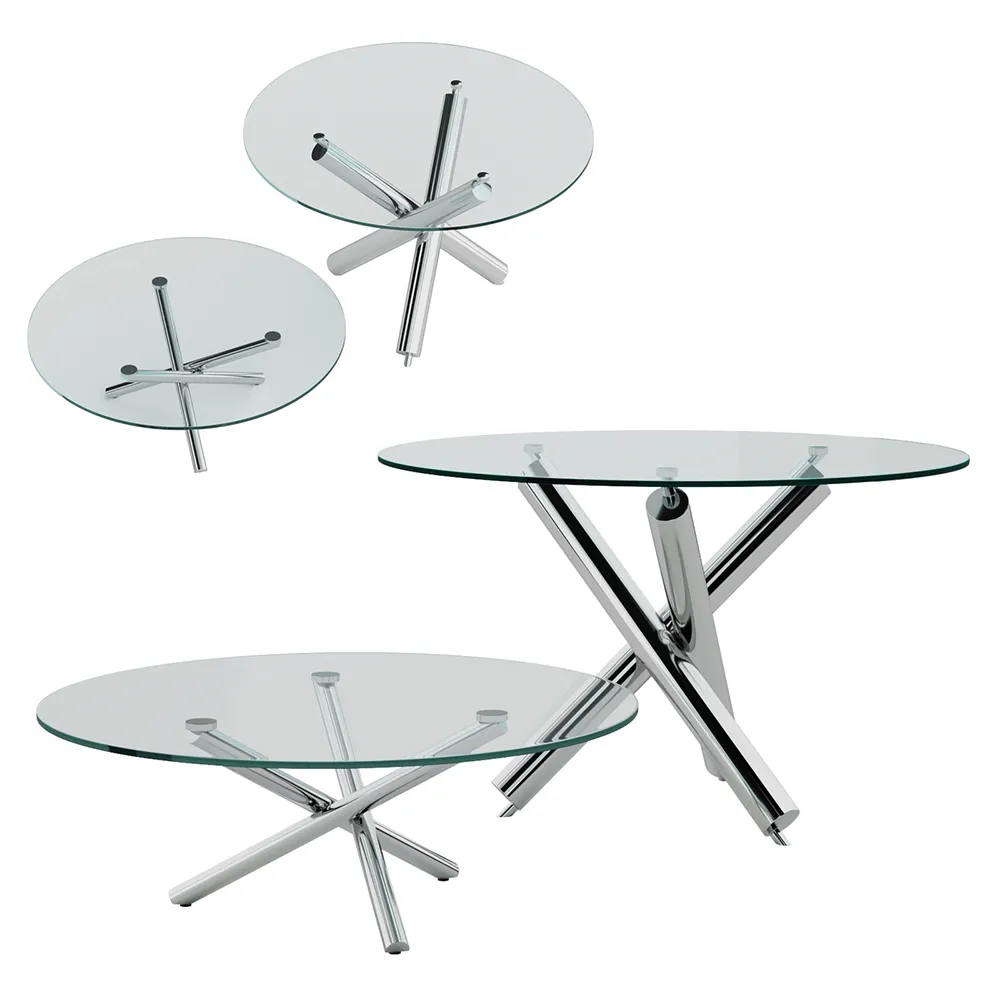 furniture – Eichholtz Corsica dinner table & coffee table 3D Model