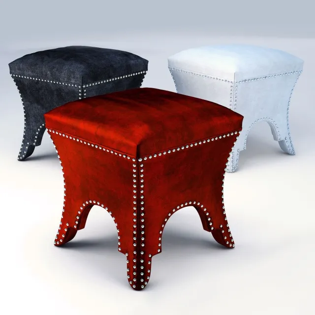 furniture – Eichholtz La Cigale Stool 3D Model