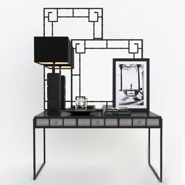 furniture – Eichholtz set 8 3D Model furniture – Eichholtz set 8 3D Model