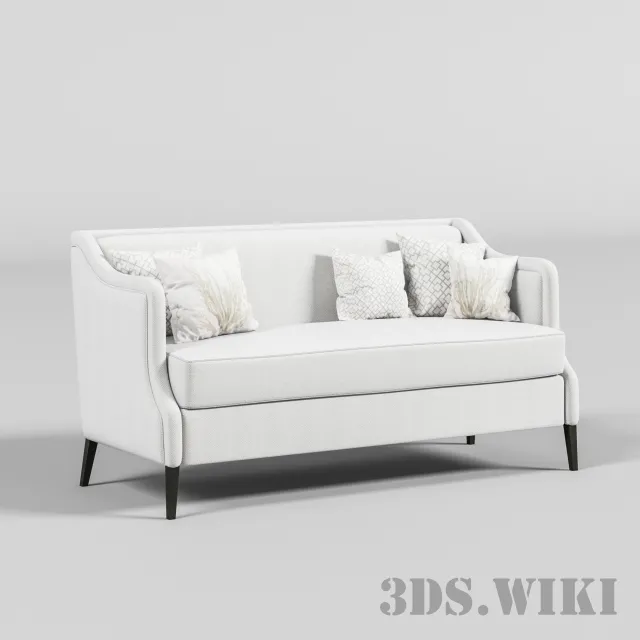 furniture – Elegant sofa Soft 3D Model