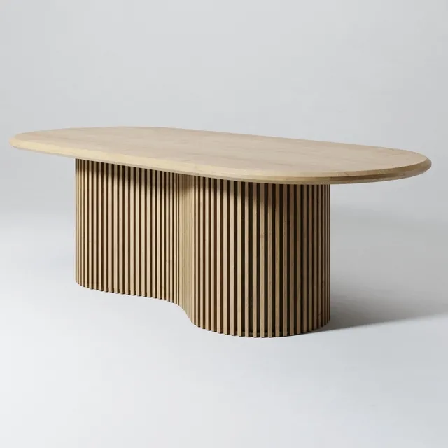 furniture – Embellish Oval dining table 3D Model