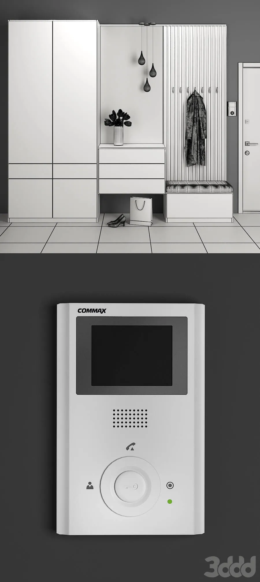 furniture – Entrance hall 25 3D Model