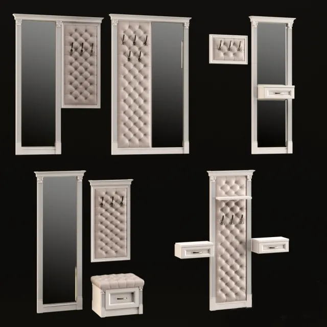 furniture – Entrance hall  Sameba 4 3D Model