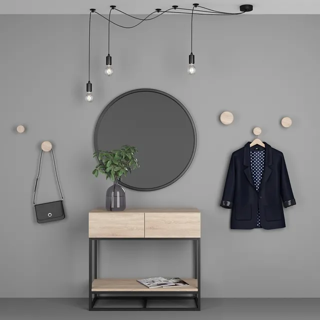 furniture – Entrance hallway 6 3D Model furniture – Entrance hallway 6 3D Model