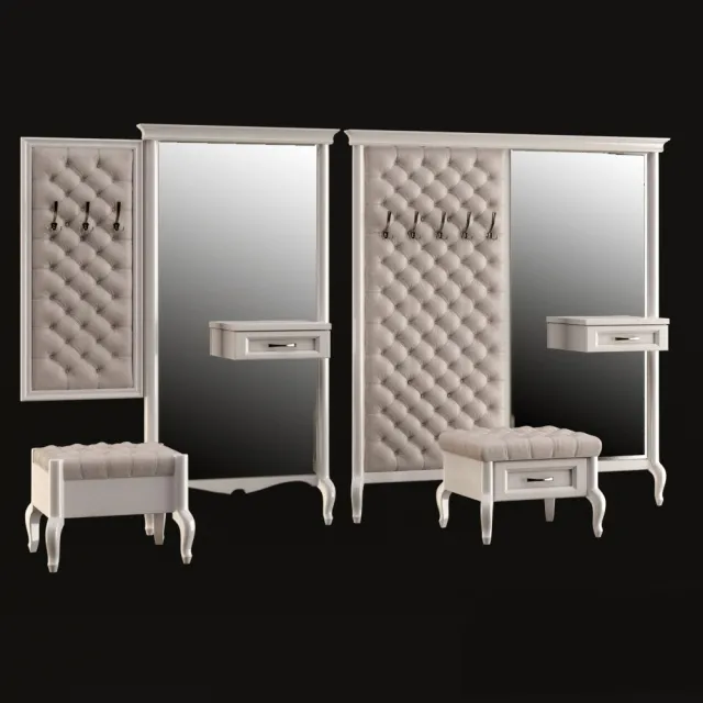 furniture – Entrance hallway. Sameba 10 3D Model