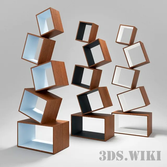 furniture – Equilibrium bookshelf 3D Model furniture – Equilibrium bookshelf 3D Model
