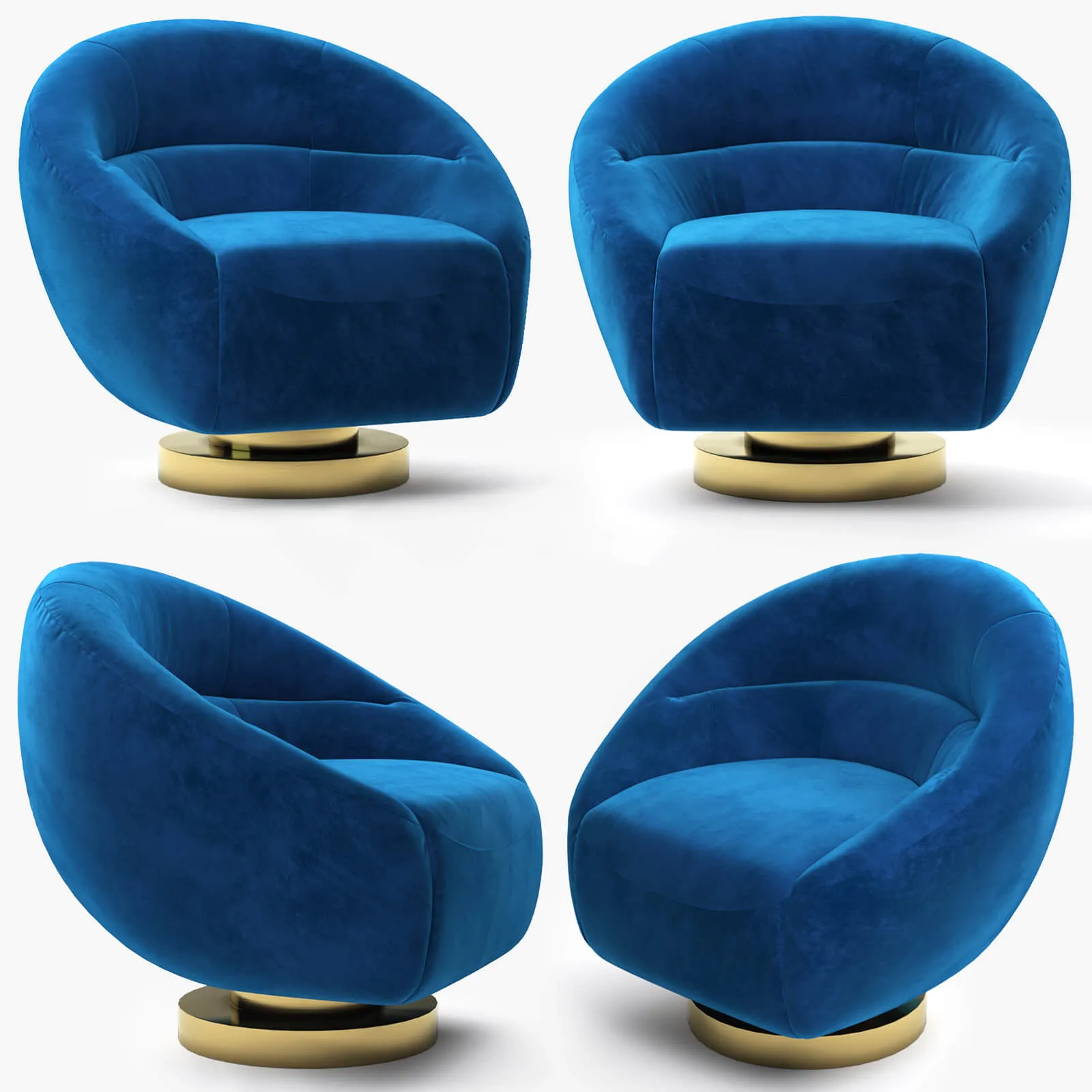 furniture – Essential Home Mansfield armchair 07 3D Model