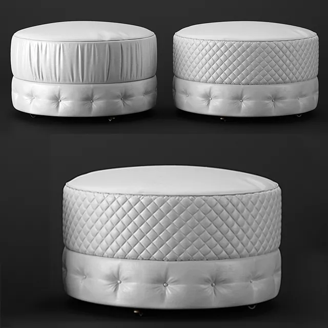 furniture – Estetica Manhattan pouf 3D Model furniture – Estetica Manhattan pouf 3D Model