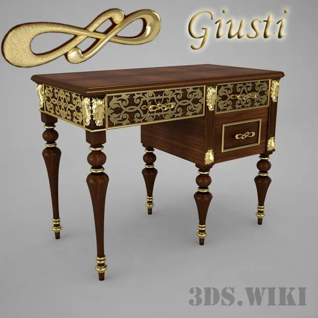 furniture – Fama Giusti writing desk 3D Model furniture – Fama Giusti writing desk 3D Model