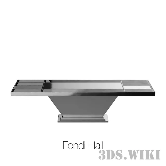 furniture – Fendi Hall table 3D Model