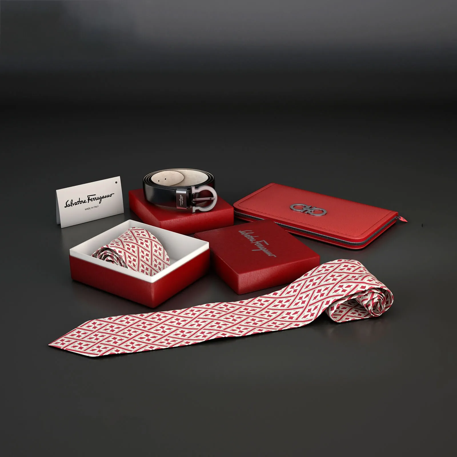 furniture – Ferragamo set 2 3D Model