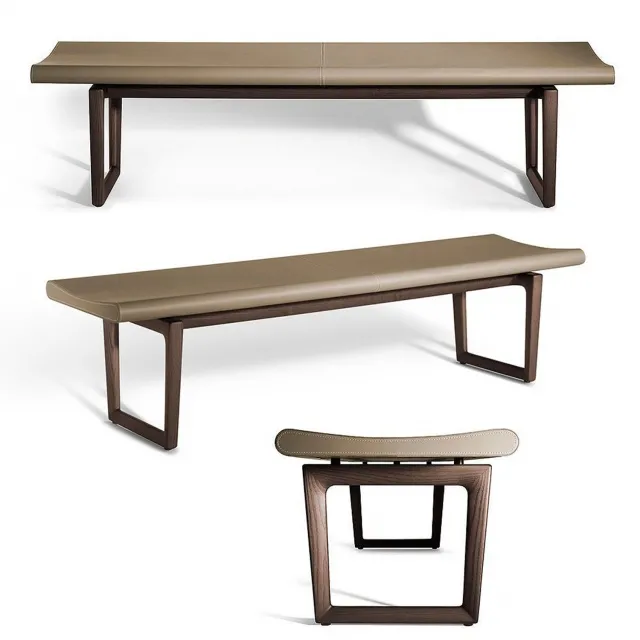 furniture – Fidelio bench Poltrona Frau 3D Model