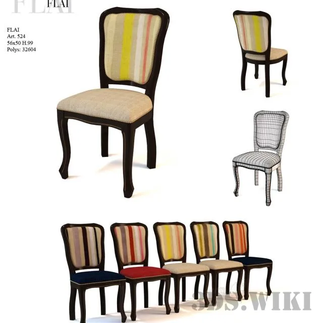 furniture – Flai 524 chair 3D Model