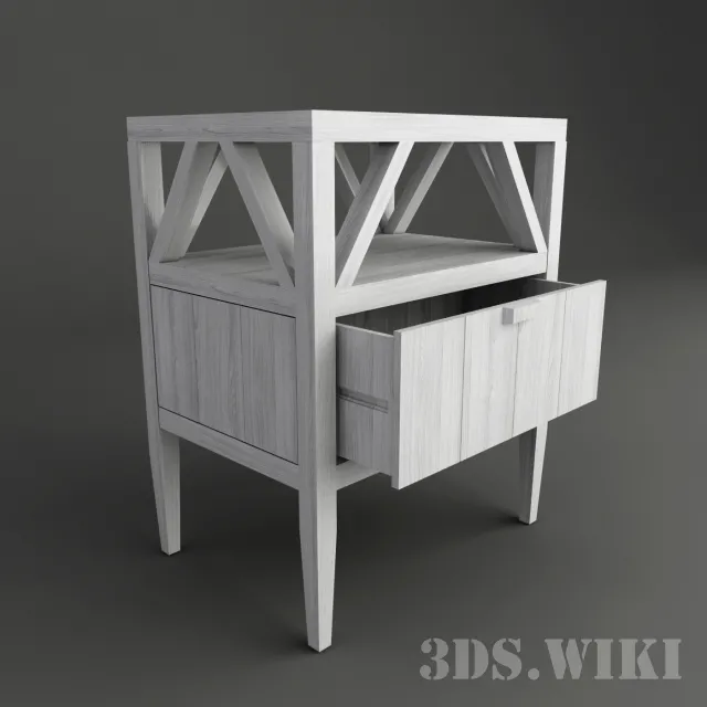 furniture – Flamant Furniture bedside table 3D Model furniture – Flamant Furniture bedside table 3D Model