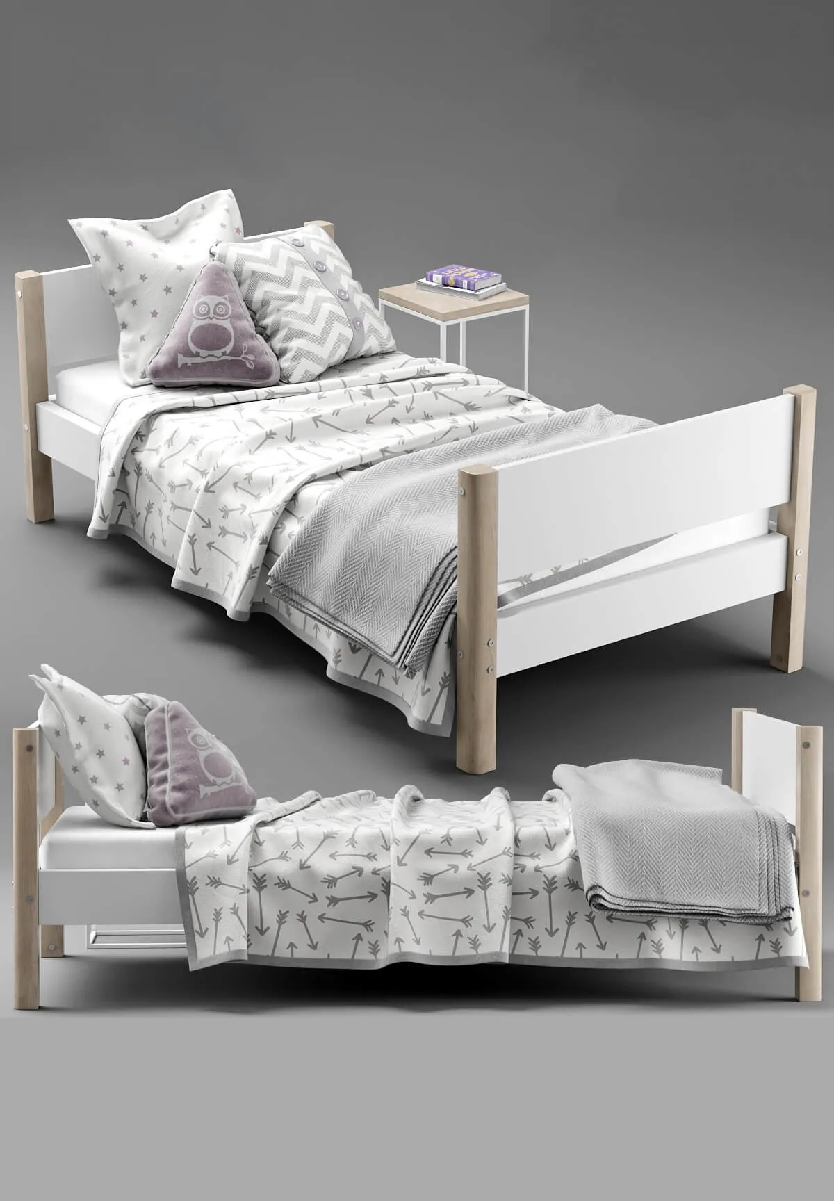 furniture – FLEXA SINGLE BED 1 3D Model