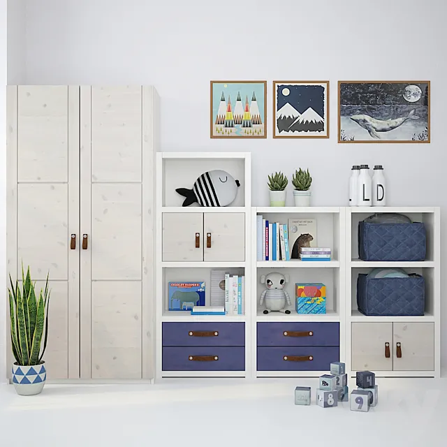 Furniture for a boy from Lifetime 3D Model