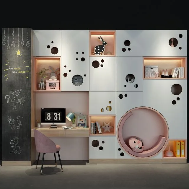 Furniture for a children 0136 3D Model