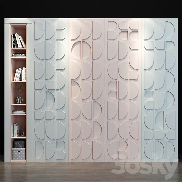 Furniture for a children 0154 3D Model