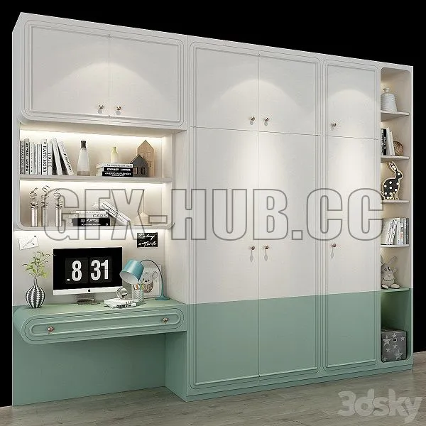 Furniture For A Children 0248 3D Model