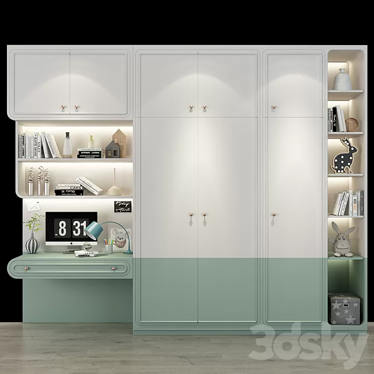 Furniture for a children 0248 3D Model Furniture for a children 0248 3D Model