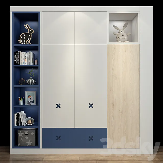 Furniture for a children 0287 3D Model