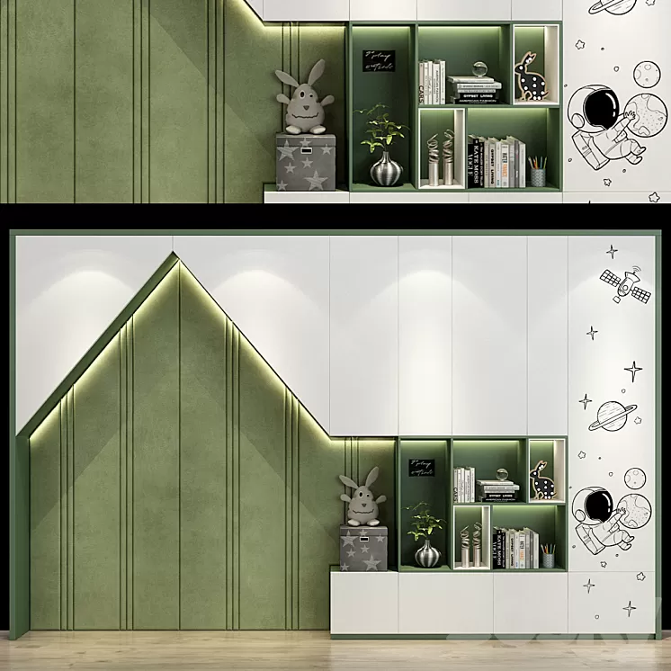 Furniture for a children 0292 3D Model Furniture for a children 0292 3D Model