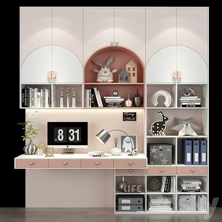 Furniture for a children 0300 3D Model