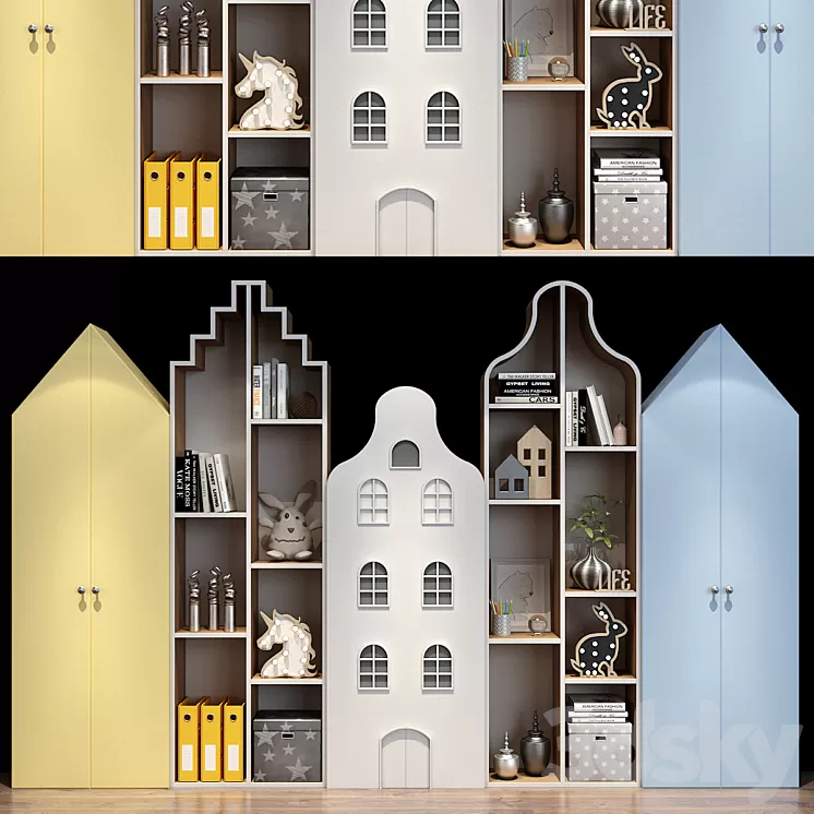 Furniture for a children 0306 3D Model