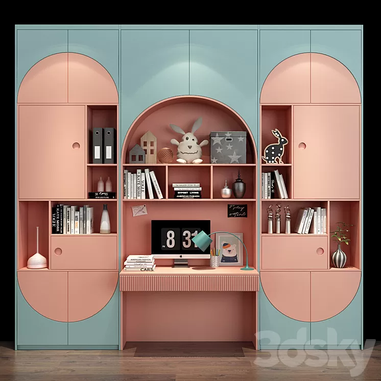 Furniture for a children 0307 3D Model